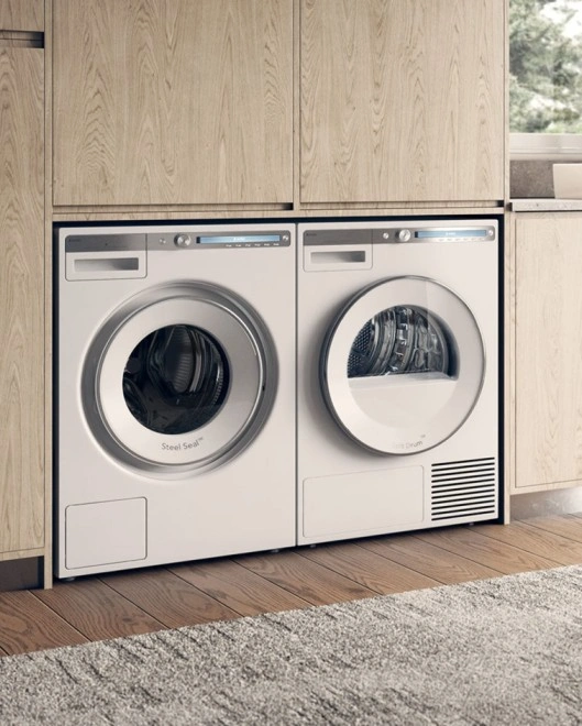 Asko Washing Machine live view in elegant house